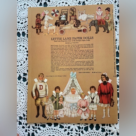 Vintage: Antique Lettie Lane Paper Dolls, Sheila Young,1981 - Picture 12 of 12